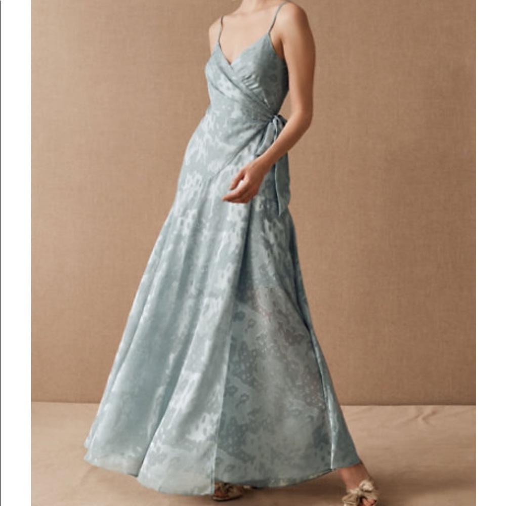 Never worn wrap Bhldn Hutch Alden Dress